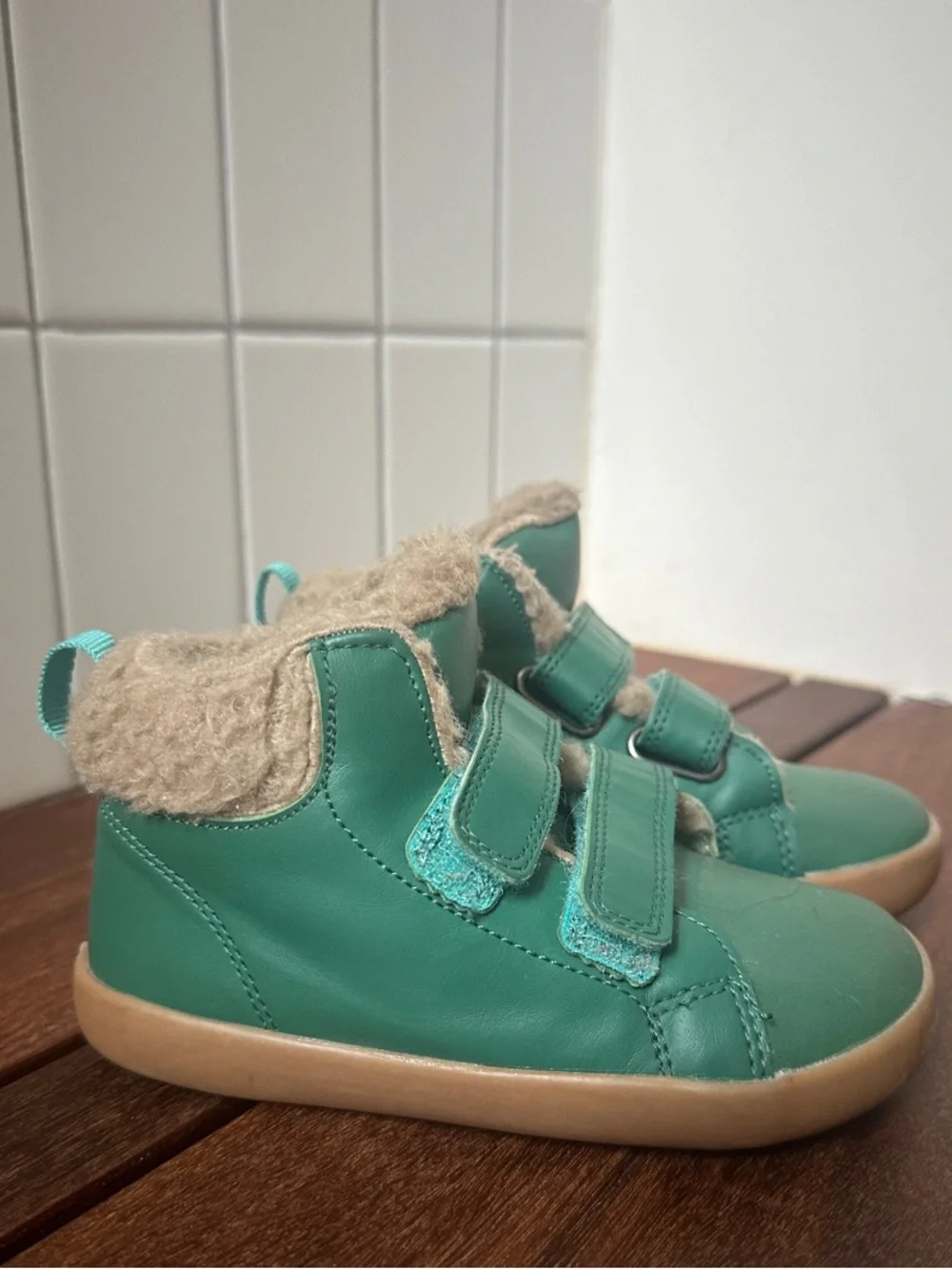 Ten Little faux fur-lined “furry” boots, size 11, VGUC!